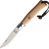 MAIN Knives Urban Linerlock Beech Wood Folding Knife