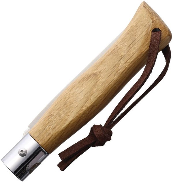MAIN Knives Urban Linerlock Oak Wood Folding Knife
