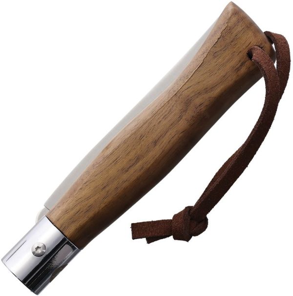 MAIN Knives Urban Linerlock Walnut Wood Folding Knife