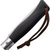 MAIN Knives Urban Linerlock Black Wood Folding Knife