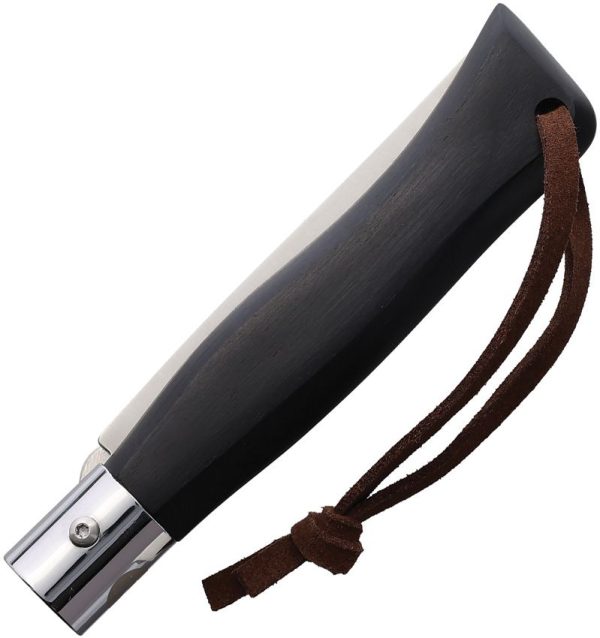 MAIN Knives Urban Linerlock Black Wood Folding Knife