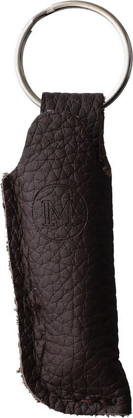 MAIN Knives Mini Pocket Folder Beech - Leather Pouch