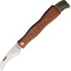 MAIN Knives Mushroom Knife Brown Wood Curved Blade