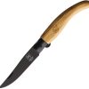 MAIN Knives Spanish Linerlock Olive Wood Folding Knife 3.5"
