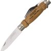 MAM Knife with Fork & Keyring Beechwood