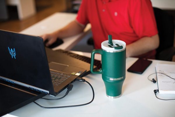 Mammoth Ascent Tumbler 40oz Dark Green Vacuum Insulated