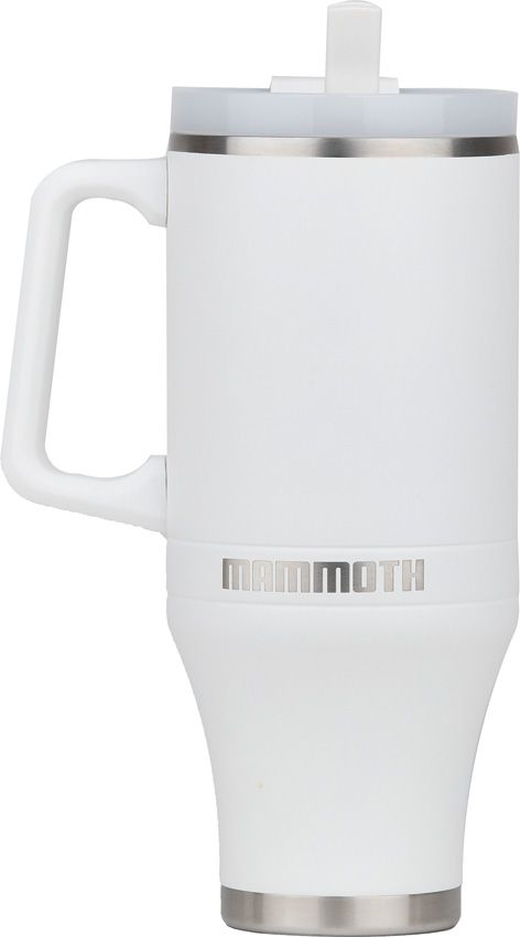 Mammoth Ascent Tumbler 40oz White Vacuum Insulated
