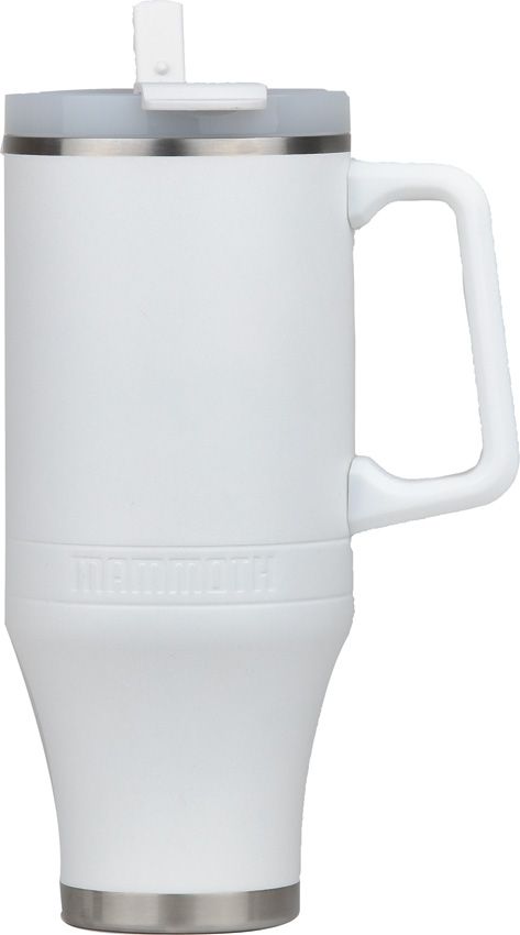 Mammoth Ascent Tumbler 40oz White Vacuum Insulated