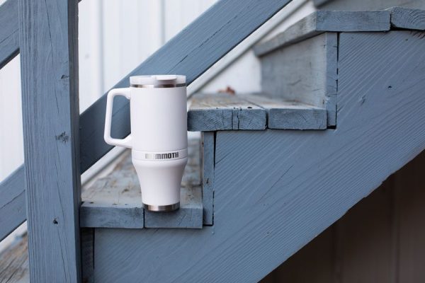 Mammoth Ascent Tumbler 40oz White Vacuum Insulated