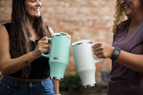 Mammoth Ascent Tumbler 40oz White Vacuum Insulated