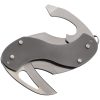 Mantis Buzzard Necessikey Linerlock - Gray Aluminum