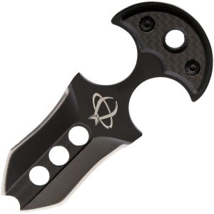 Mantis Wicked Push Dagger 440V Black Fixed Blade Knife