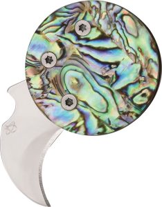 MANMCK3.jpg Mantis Coin Knife Heiress Folding Knife Abalone 420 Stainless