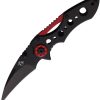 Mantis Isosceles Framelock Folding Knife 2.75" Black Blade
