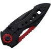 Mantis Isosceles Framelock Folding Knife 2.75" Black Blade