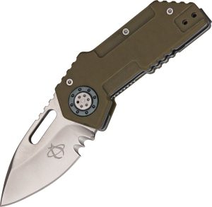 Mantis Wile E Linerlock Folding Knife - Tan G-10