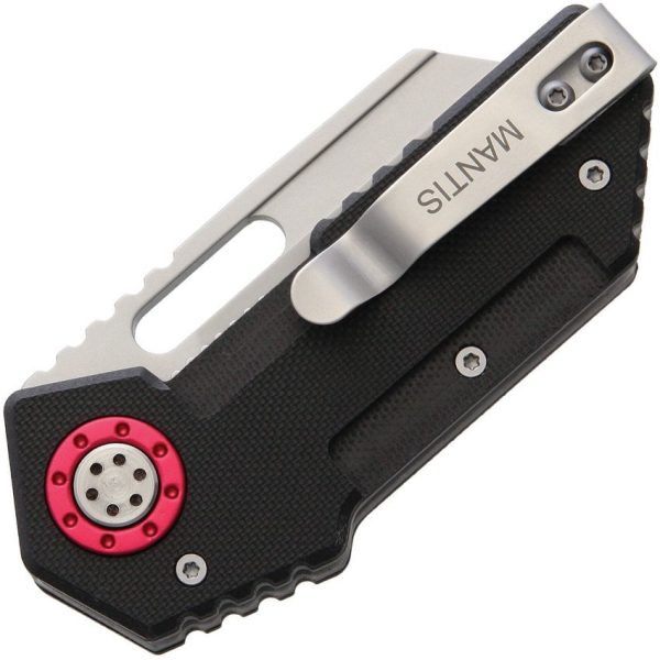 Mantis Pit Boss Folding Knife CPM-440V Stainless G-10 Black