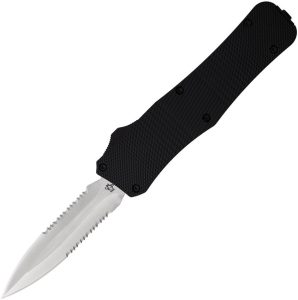 Mantis Auto OTF Stiletto Black Serrated