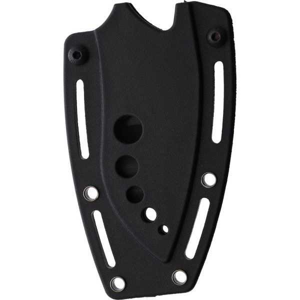 Mantis Seymour Fixed Blade Skinner Knife 420HC Black 3" Sheath