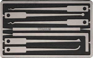 Maratac Covert Titanium Lock Pick Set