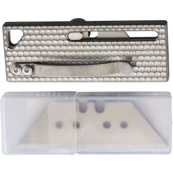 Maratac MaxMad Co Utility Blade - Titanium Handle