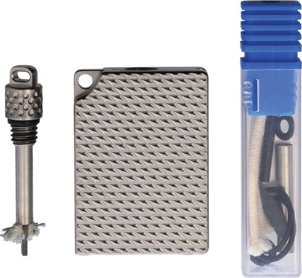 MARATAC Flame Vault Match Lighter Titanium - Durable Fire