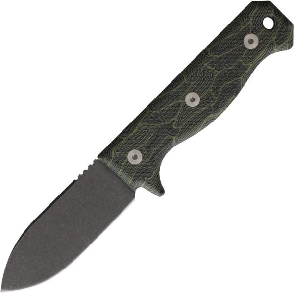 Maratac ERGO R4A Pro Fixed Blade D2 Steel OD Green Knife