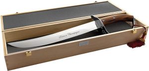 MAS2000SC14.jpg Maserin Sommelier Saber 420 Stainless Santos Wood Italian Knife