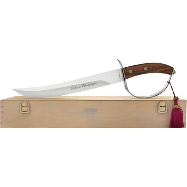 Maserin Sommelier Saber 420 Stainless Santos Wood Italian Knife