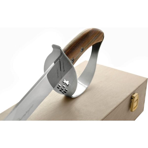 Maserin Sommelier Saber 420 Stainless Santos Wood Italian Knife