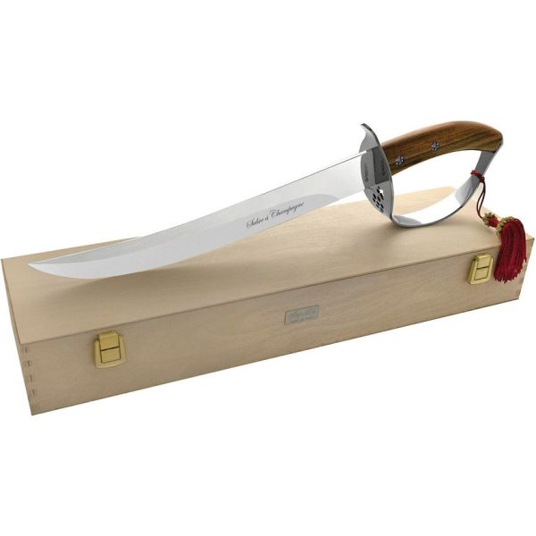 Maserin Sommelier Saber 420 Stainless Santos Wood Italian Knife