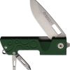 Maserin D-DUT Multi Tool Folding Knife 3.5" Green Anodized Aluminum