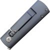 Maserin Daga Framelock Blue Fat Folding Knife Elmax Dagger