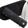 Maserin Daga Framelock Blue Fat Folding Knife Elmax Dagger