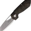 Maserin WTN W1-Lock Gold Fat Carbon Folding Knife 3" Tungsten