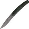 Maserin Gourmet Linerlock Damascus Folding Knife Carbon Fiber