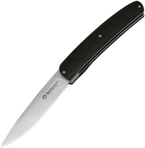 Maserin Mini Gourmet Linerlock Folding Knife Ebony 1.4116