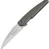 Maserin Solar Framelock Gray Folding Knife D2 Titanium