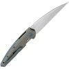 Maserin Solar Framelock Gray Folding Knife D2 Titanium