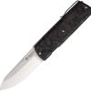 Maserin 410 Silver Linerlock Folding Knife Elmax Steel Carbon Fiber