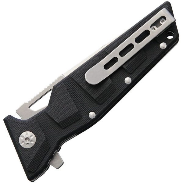 Maserin Artiglio Linerlock - D2 Stonewash Black G10