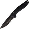 Maserin Sport Pivot Lock Folding Knife 3.5" Black 440 Stainless