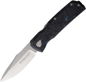 Maserin 502 Power W-Lock Blue Carbon Fiber Folding Knife