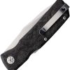 Maserin 502 Power W-Lock Black Carbon Fiber Folding Knife N690