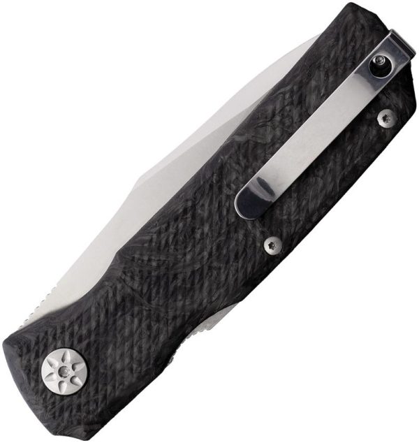 Maserin 502 Power W-Lock Black Carbon Fiber Folding Knife N690