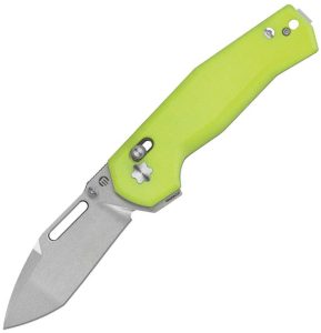 Maserin 632 CB-1 Neon Green Folding Knife MagnaCut Tanto