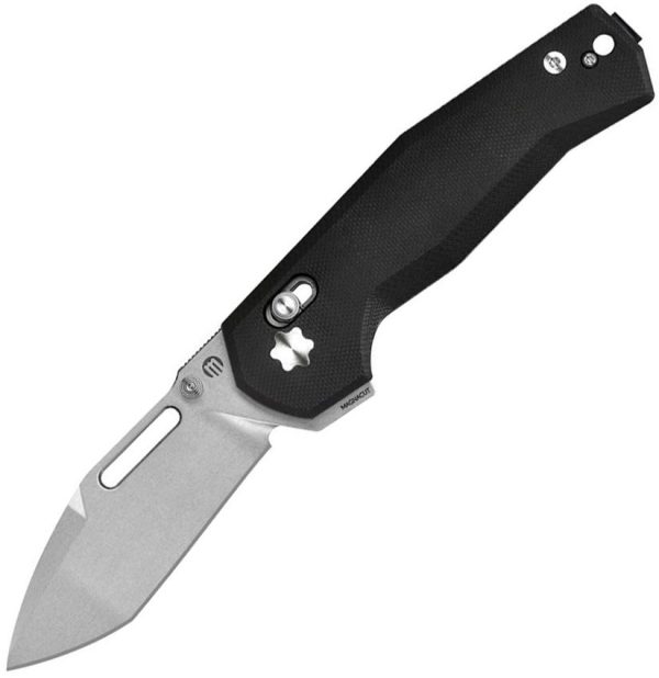 Maserin 632 CB-1 Folding Knife MagnaCut Tanto Black G10
