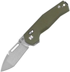 Maserin 632 CB-1 Crossbar Lock Folding Knife MagnaCut Tanto Green