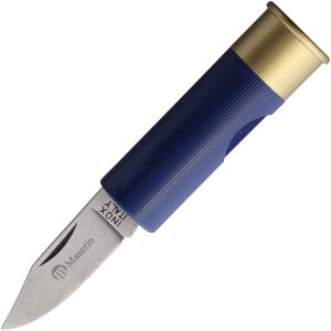 MAS70B.jpg Maserin Shotgun Shell Knife Blue Plastic