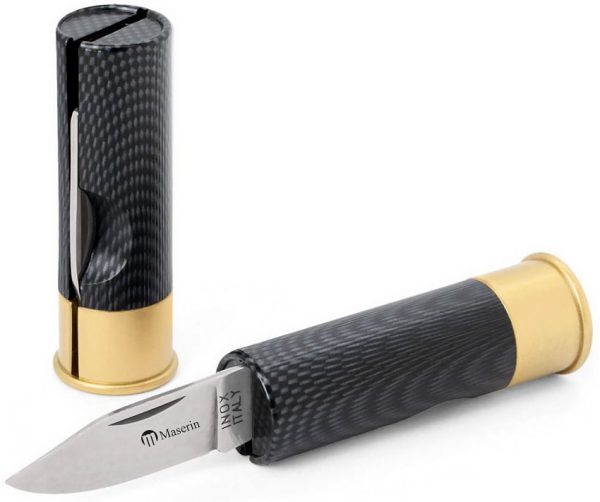 Maserin Shotgun Shell Knife Carbon Fiber